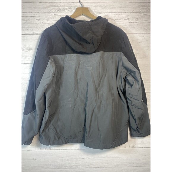 Free Country Jacket Coat Womens 1X Medium Weight Black/Gray Winter Fall EUC - Picture 2 of 4